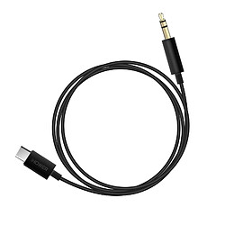 Avizar Câble USB-C vers Jack 3.5mm Mâle Audio Auxiliaire 1m iHower Noir