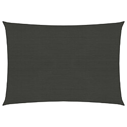 ComfortXL Voile D'ombrage 160 G/m² Anthracite 2,5x3 M Pehd