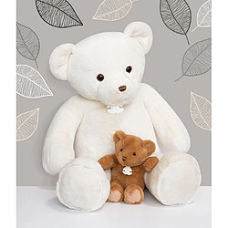 Histoire d'Ours HO2908 Ours en peluche Titours blanc 75 cm