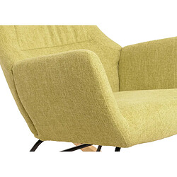 Acheter Mendler Fauteuil à bascule HWC-N13, Fauteuil relax à bascule Fauteuil TV, bois massif métal tissu/textile 320g/m² ~ vert