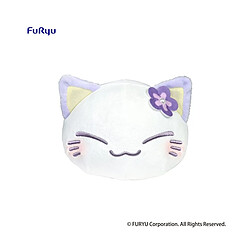 Furyu Nemuneko Cat - Peluche Violet 18 cm