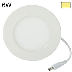 Wewoo Dalle LED blanc 6W Chaud Jours Lanternes Ampoule, Flux Lumineux: 390lm, Taille: 12,0 x 12,0 x 1,7 cm