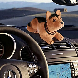 Totalcadeau Chien pendulaire voiture remue la tête aleatoire