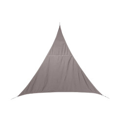 Hesperide Voile d'ombrage triangulaire Curacao - 5 x 5 x 5 m - Taupe