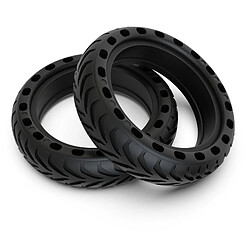 Avis 2x Pneus Alvéolés Made for Xiaomi M365, 1S, Essential, Pro, Pro 2 Solid Tire X2