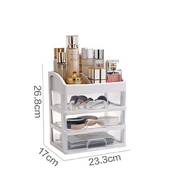 Universal Organisateur de maquillage Tiroir de maquillage Tiroir de bureau transparent Commode Boîte de cosmétique Produits de soins de la peau Accessoires Cosmétiques