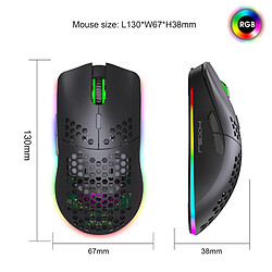 Avis Yonis Souris Gaming Sans Fil Rechargeable RGB