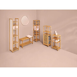 Acheter Five Simply Smart Etagère 2 Niveaux en Bambou - Longueur 78 cm - Beige