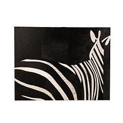 Dansmamaison Cadre Rectangulaire Zebre Cuir Noir/Blanc