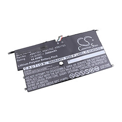 vhbw Batterie compatible avec Lenovo Thinkpad X1 Carbon 20A7-70006AU, 20A7-70007AU, 20A7-70008AU, 20A8 laptop (3000mAh, 14,8V, Li-polymère)