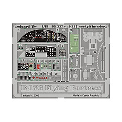 B-17G Flying Fortress cockpit interior - 1:48e - Eduard Accessories