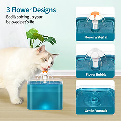 Avis Universal Fontaine à eau pour chat entièrement automatique bol d'eau pour chien de compagnie distributeur d'eau pour chat silencieux distributeur d'eau automatique électrique USB | Fournitures d'alimentation pour chat (vert)