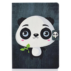 Etui en PU impression de motifs antichoc panda mignon avec support et porte-cartes pour votre Huawei MediaPad T3 10