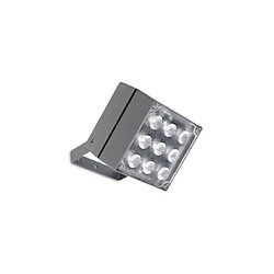 Leds C4 Lampe sur pied extérieur Cube Aluminium de haute pureté Gris urbain