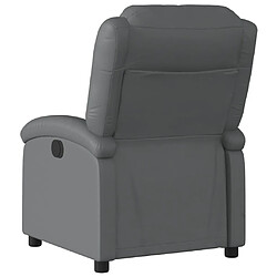 Acheter vidaXL Fauteuil de massage inclinable électrique gris similicuir