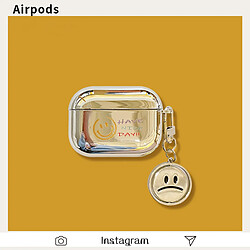 GUPBOO Airpods Coque Housse Étui Protecteur Compatible pour AirPods1/2-Visage souriant de style coréen Ins