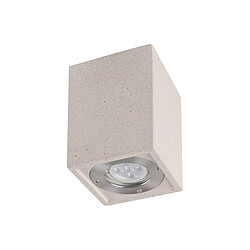 Acheter Inspired Spot Rectangulaire, 1 x GU10 (Max 12W), IP65, Béton Blanc, Garantie 2 ans