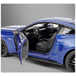 Universal Large 1: 24 2015 Ford Mustang GT Alliage Modèle Voiture Jouet Moulé Sous Pression Collection Cadeaux Pas de jouet de transport télécommandé | Voiture Jouet Moulé Sous Pression(Bleu)