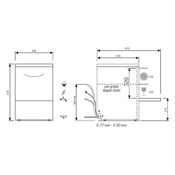 Avis Lave verre Professionnel bar - Panier 390 x 390 mm - Elettrobar