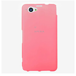 Mocca coque gel frost rose pour Sony Xperia Z1 S