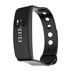 Wewoo Bracelet connecté noir intelligent de Bluetooth d'affichage d'OLED de 0,86 pouces, podomètre de imperméable d'IP66 / rappellent / moniteur de sommeil / rappel sédentaire / alarme / capture à distance, compatible avec les téléphones androïdes et d'iOS