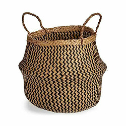 Gift Decor Panier décoratif Marron Noir Joncs 15 L 40 x 54 x 40 cm (8 Unités)