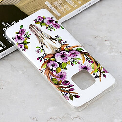 Avis Wewoo Coque Étui de protection TPU antichoc lumineux motif Sika Deer pour HuMate 20 Pro