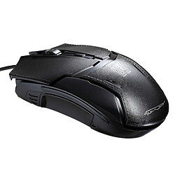 Wewoo Souris 179 USB 1600DPI optique de jeu câblée réglable à trois vitesseslongueur 1,3 m Noir