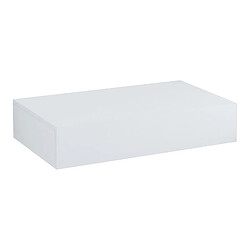 Helloshop26 Étagère murale avec tiroir intégré kärsämäki 60 x 35 x 12 cm blanc 03_0007014