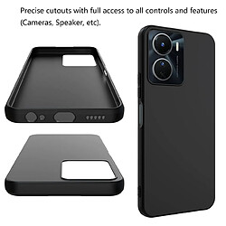 Acheter Htdmobiles Coque pour Vivo Y16 - housse etui silicone gel fine + verre trempe - NOIR