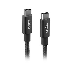 SBS Câble USB-C Tressé - 1,5 m