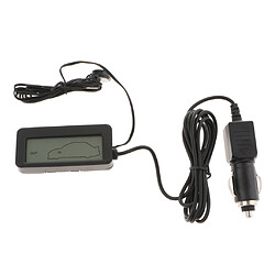 dc12v voiture numérique thermomètre rétro-éclairage lcd voiture intérieur / extérieur temp comme décrit bleu