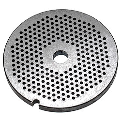 vhbw Grille de hachoir taille 32, diamètre des trous 3mm, trou central de 13,4mm, acier compatible avec ADE, Caso, Fama, KBS, Porkert