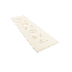 Vidal Tapis de couloir en laine 302x81 beige Darya