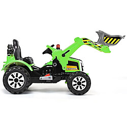 Acheter Decoshop26 Tracteur pour enfants 3-8 ans tracteur electrique avec 2 choix de vitesse et chargeuse marche avant et arrière vert 20_0001330