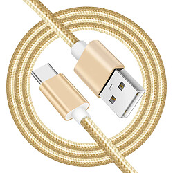 chargeur de câble usb de type c robuste pour câble de données de connexion 2a 1m pour android golden