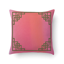 Alter Coussin avec impression numérique, 100% Made in Italy, Coussin de canapé décoratif, amovible et lavable, modèle Omari, 40x40x5 cm