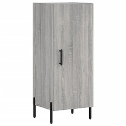 vidaXL Buffet Sonoma gris 34,5x34x90 cm Bois d'ingénierie