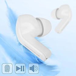 Riversong Écouteurs Bluetooth Intra-auriculaires Microphone Réduction de Bruit Blanc pas cher