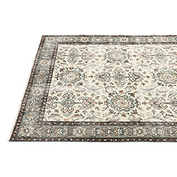 Vidal Tapis de laine 221x119 beige Ultra Vintage pas cher