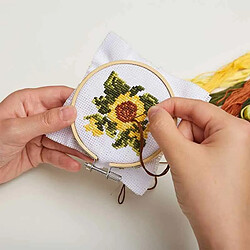 Avis Kikkerland Kit de broderie - Dessin Tournesol - Ø 8 cm