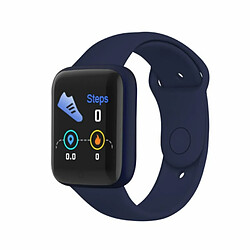 Montre Intelligente Bluetooth Professionnelle Pour Homme Et Femme Avec Écran Lcd Tft 1.44" Bleu Marine