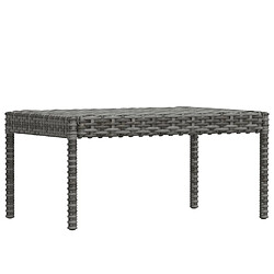 Maison Chic Salon de jardin 6 pcs + coussins - Mobilier/Meubles de jardin - Table et chaises d'extérieur Résine tressée Gris -MN85655 pas cher