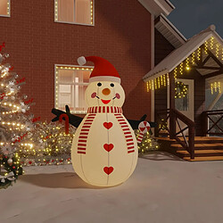 vidaXL Bonhomme de neige gonflable avec LED 250 cm