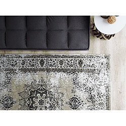 Avis Beliani Tapis beige et gris 140 x 200 cm ALMUS