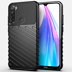 Wewoo Coque Souple Pour Xiaomi Redmi Note 8T Housse en TPU antichoc Thunderbolt Thunder noire