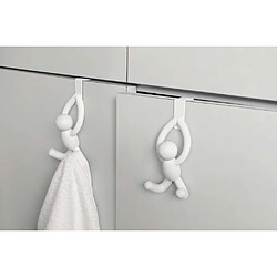 Umbra Crochet dessus de placard Buddy (Lot de 2) Blanc.