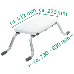 RIDDER Siège/tabouret de baignoire Eco Blanc A0042001 pas cher