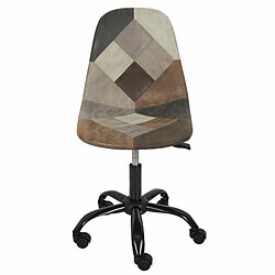 Avis Paris Prix Chaise de Bureau Patchwork 78cm Marron & Noir