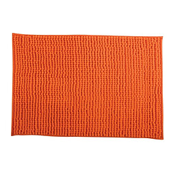 MSV Tapis de bain Microfibre CHENILLE 40x60cm Orange